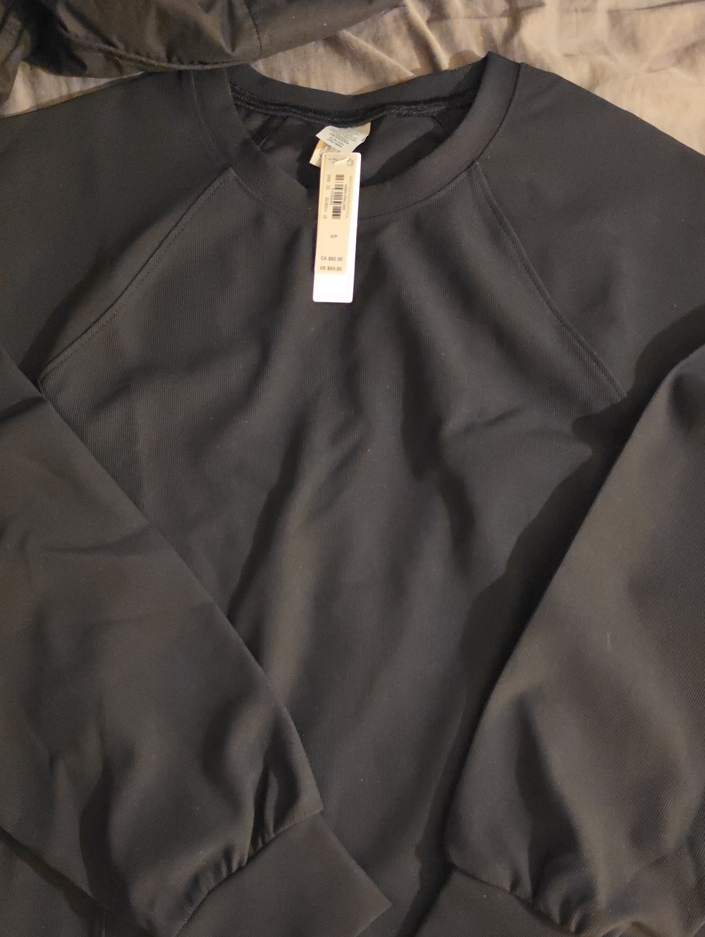 Women Nwt Victoria Secret Vsx Black Crewneck Sweater - Classic Pullover